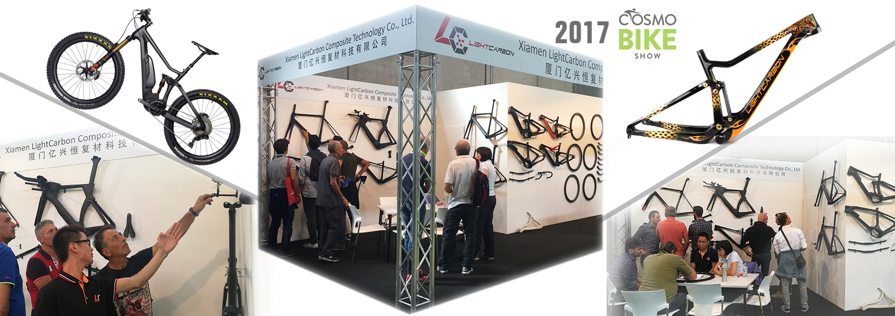 Cosmo bike show 2017 in carbonio leggero
