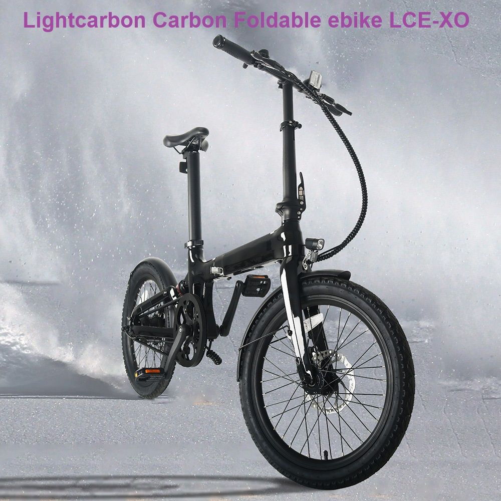 Ebike pieghevole in carbonio LightCarbon LCE-XO