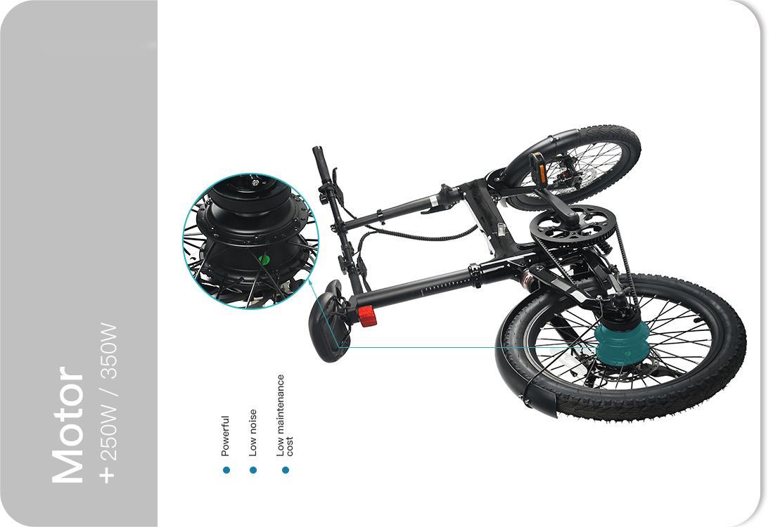 Bicicletta elettrica pieghevole LCE-XO-2