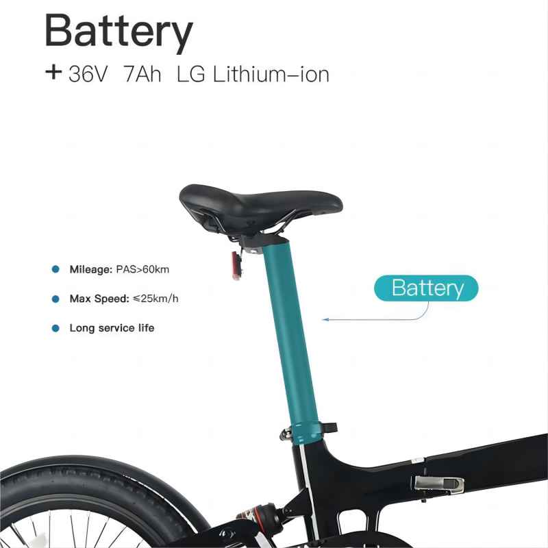 Bicicletta elettrica pieghevole LCE-XO-3