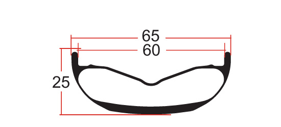 Disegno del bordo largo F26-65